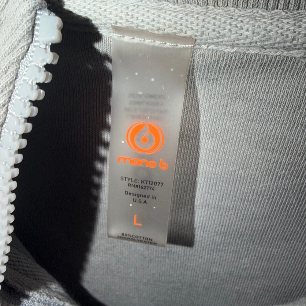 Mono B half zip sweatshirt